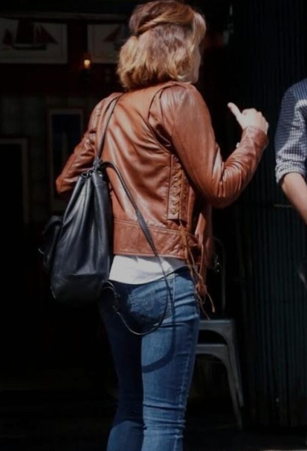EMMA WATSON BROWN JACKET - Embrace Celeb-inspired Sophistication - Image 2